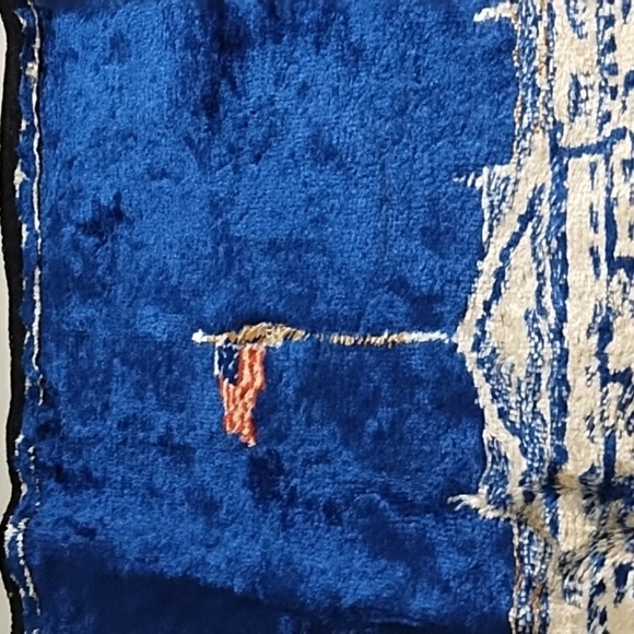 Vintage JFK Co Collectors Tapestry American Flag USA Capitol Velvet Tapestry - Picture 4 of 12